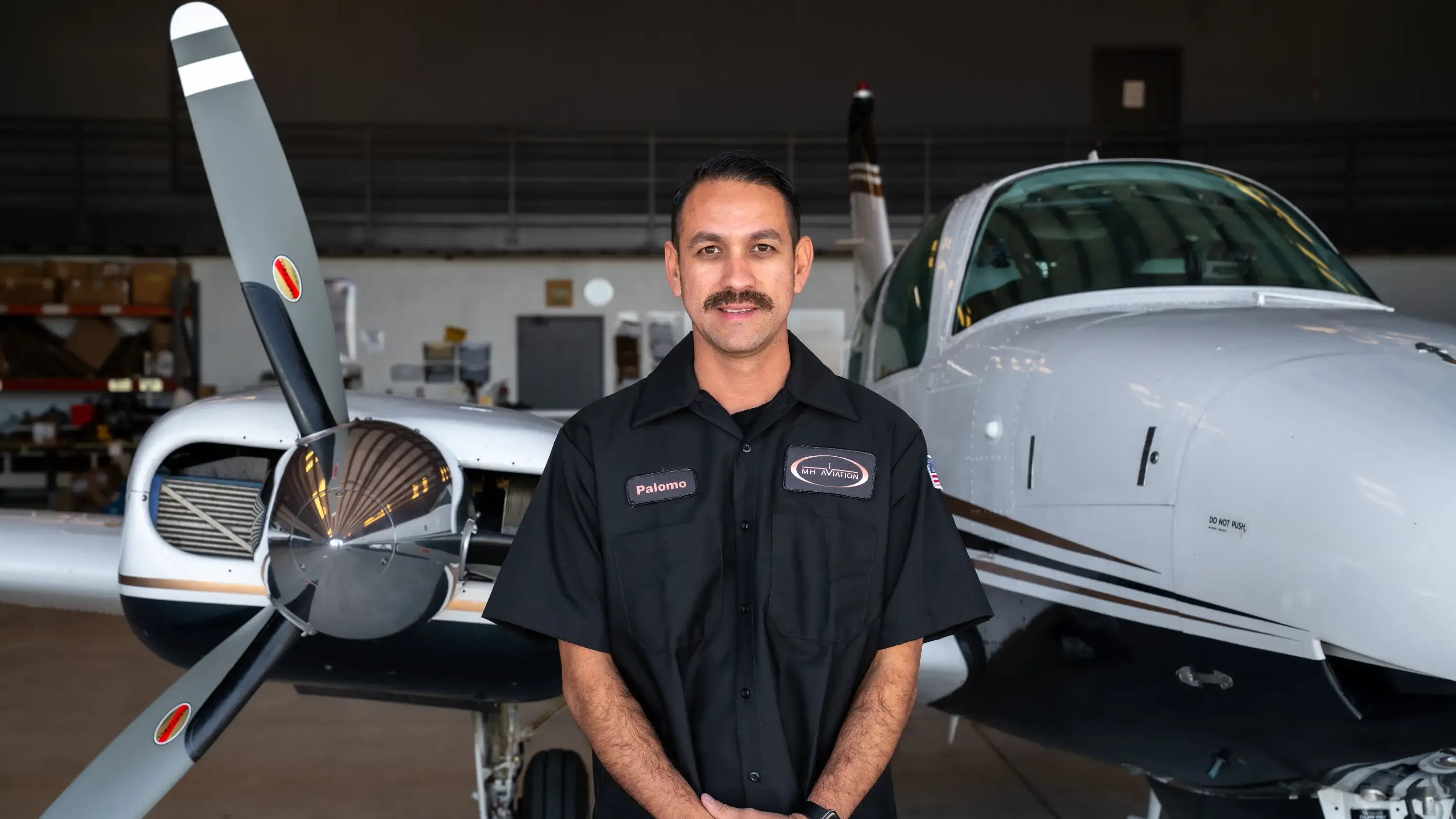 MH Aviation flight instructor at Gen. William J. Fox Airfield