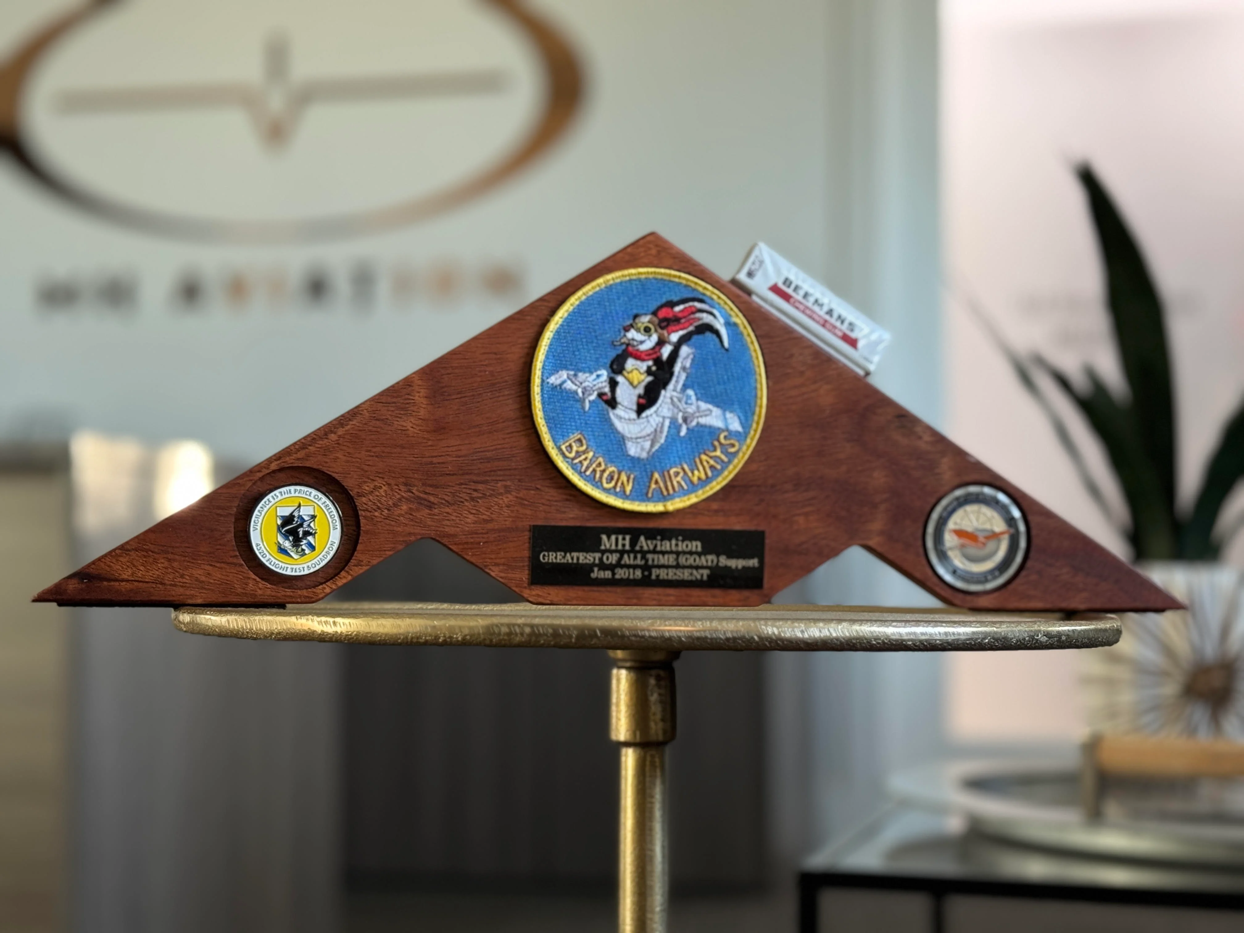 GOAT badge from Lockheed and Martin